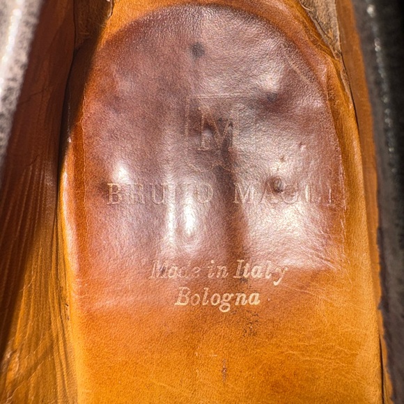 Vintage Bruno Magli Tan Leather Interior